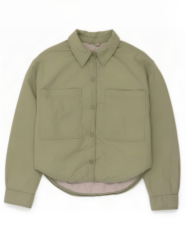 Zara Girls Bomber Jacket 13-14 Years Green