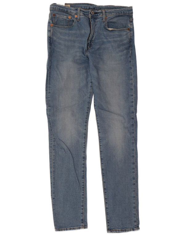 Мужские зауженные джинсы Levi's 512 W32 L34 синие, хлопок