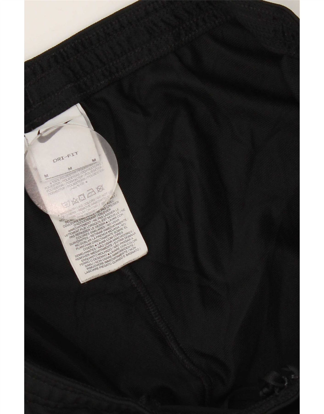 Мужские спортивные брюки Nike Dri Fit, средний черный полиэстер