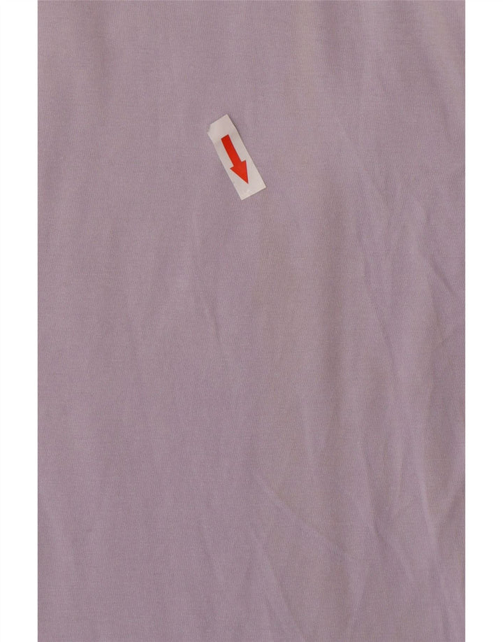 Мужская футболка классического кроя Vans 2XL фиолетового цвета из хлопка