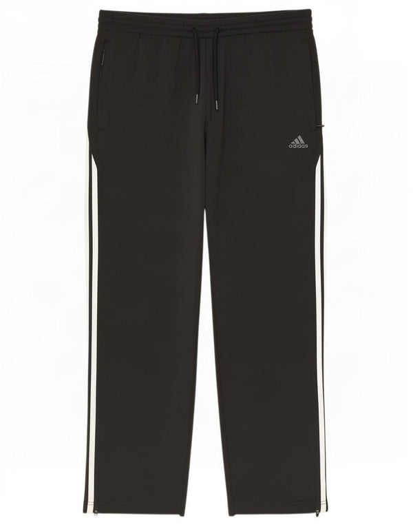 Мужские спортивные брюки Adidas UK 44/46, большой черный полиэстер