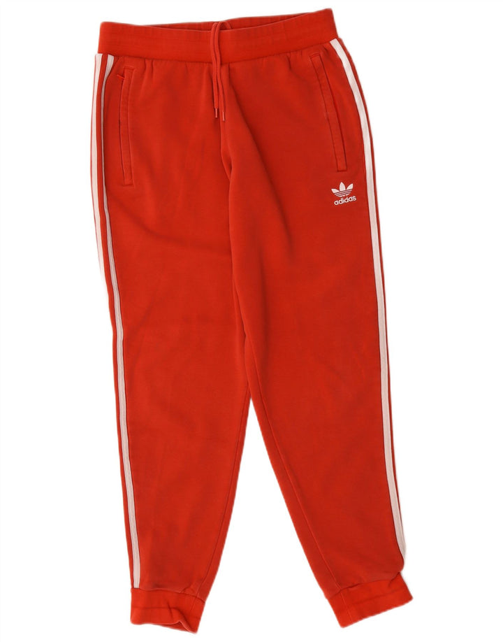 Мужские спортивные брюки Adidas Joggers среднего красного цвета из хлопка