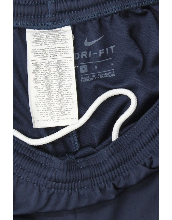 Мужские спортивные брюки Nike, большие темно-синие, полиэстер