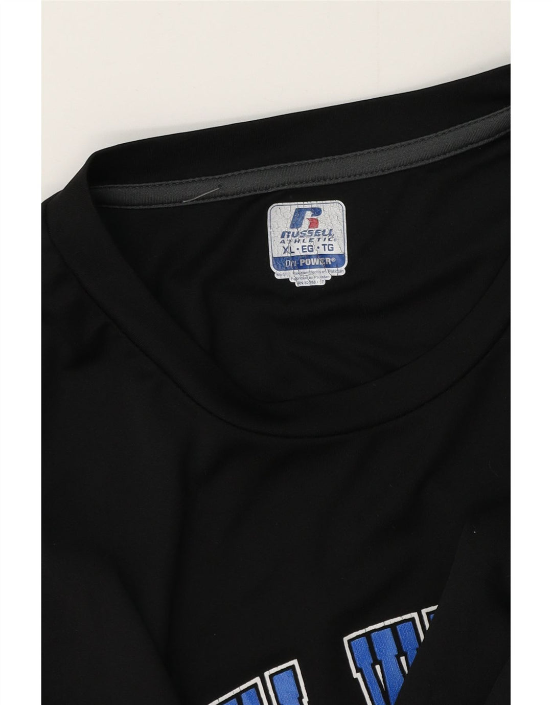 Мужской жилет с рисунком Russell Athletic Dri-Power XL, черный