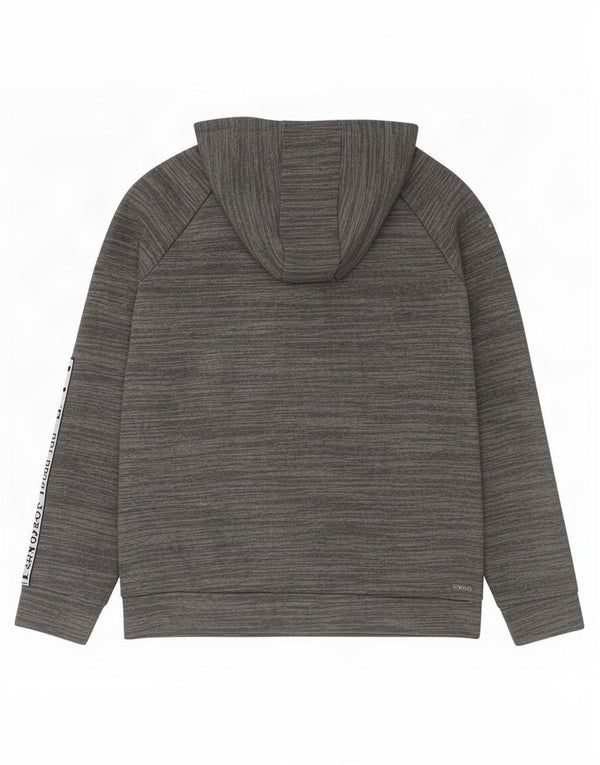 Женский свитер с капюшоном на молнии Adidas UK 20/22 XL Серый хлопок с крапинками
