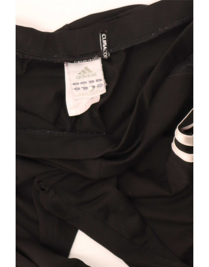 Женские леггинсы Adidas UK 10, маленькие черные из полиэстера