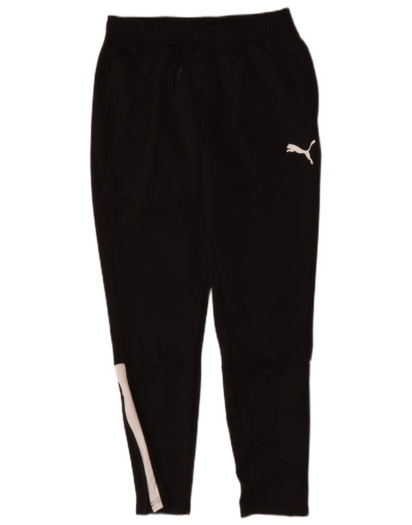 Puma Mens Tracksuit Trousers Medium Black Colourblock Polyester