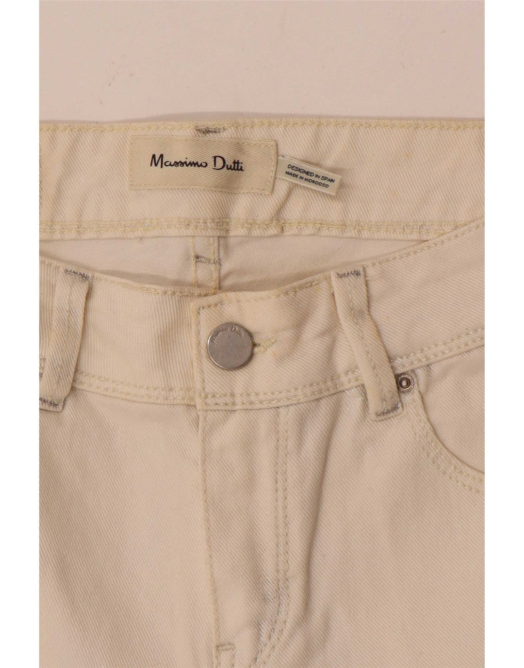 Женские джинсы скинни Massimo Dutti W26 L28 белые
