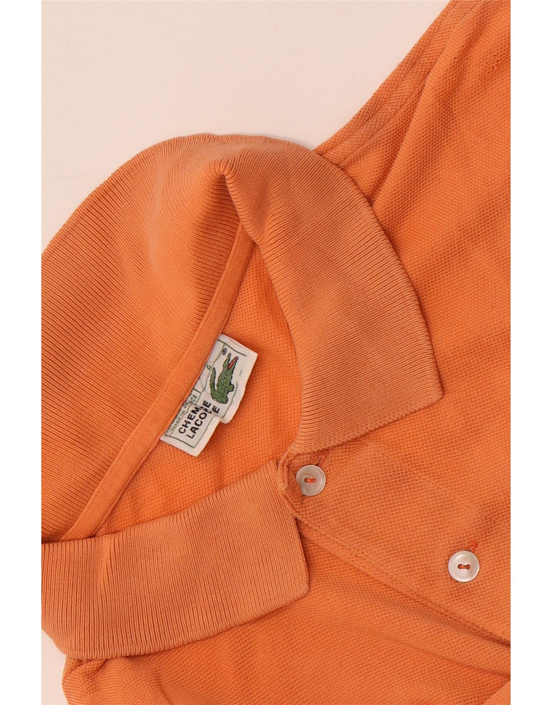 Мужская рубашка-поло Lacoste, размер 6 XL, оранжевая