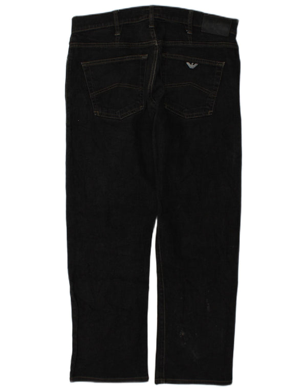Мужские прямые джинсы Armani Zathan W33 L28, серый хлопок