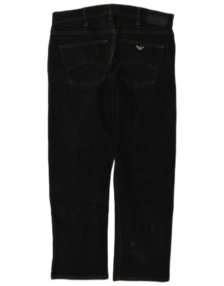 Мужские прямые джинсы Armani Zathan W33 L28, серый хлопок
