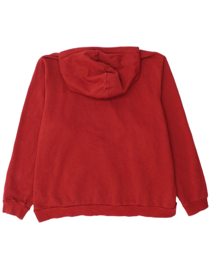 Мужской джемпер с капюшоном PUMA 2XL, красный хлопок