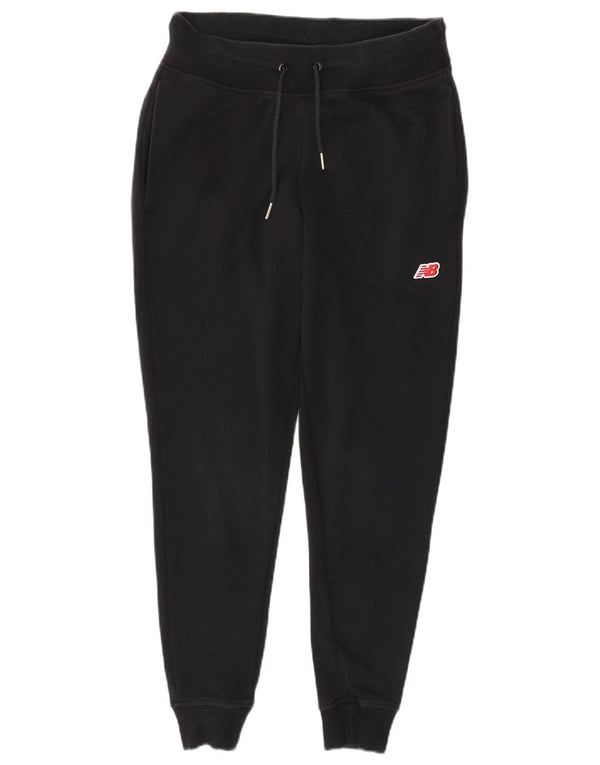 Мужские спортивные брюки New Balance, брюки для бега, маленькие W28 L28, черный хлопок