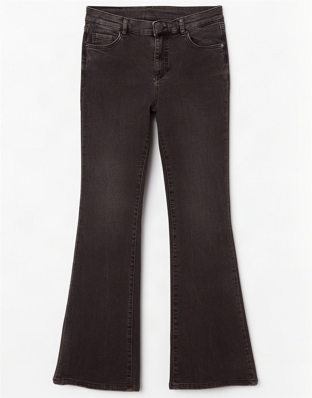 Женские расклешенные джинсы Massimo Dutti EU 36 XS W26 L32 Серый