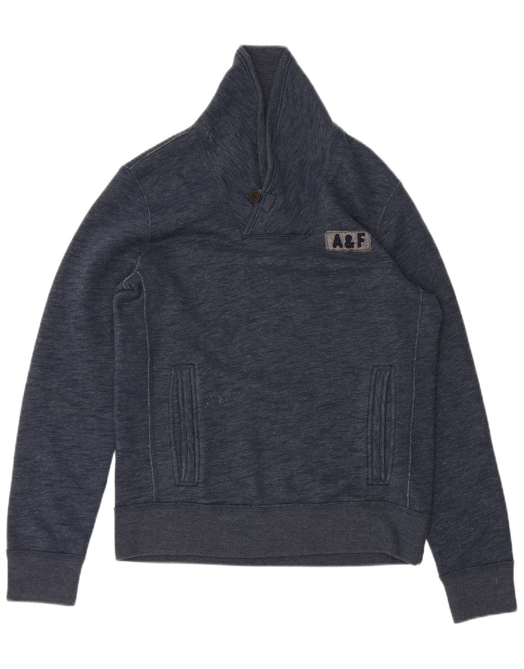 Мужской свитшот Abercrombie & Fitch, маленький темно-синий в крапинку