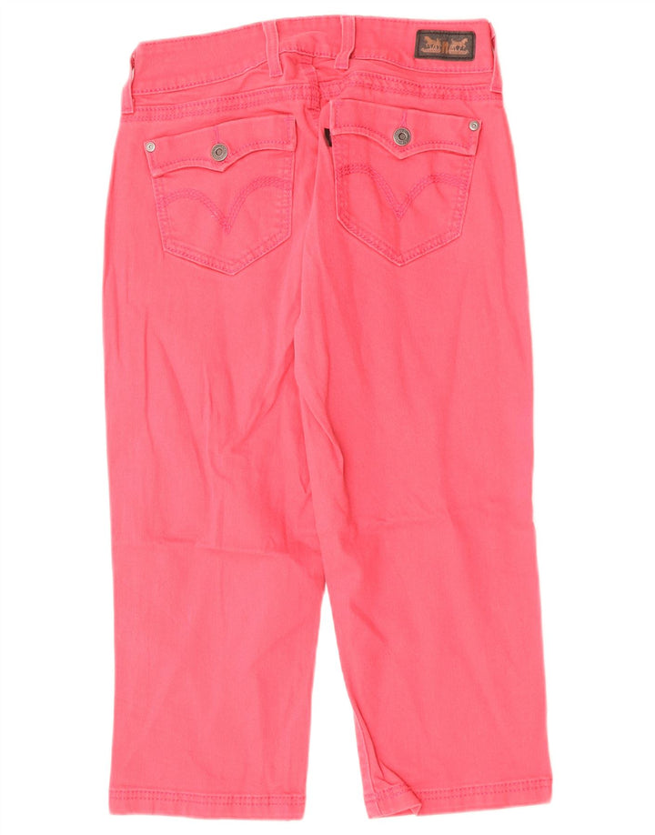 Женские капри LEVI'S US 8 Medium W28 L19 Розовый хлопок