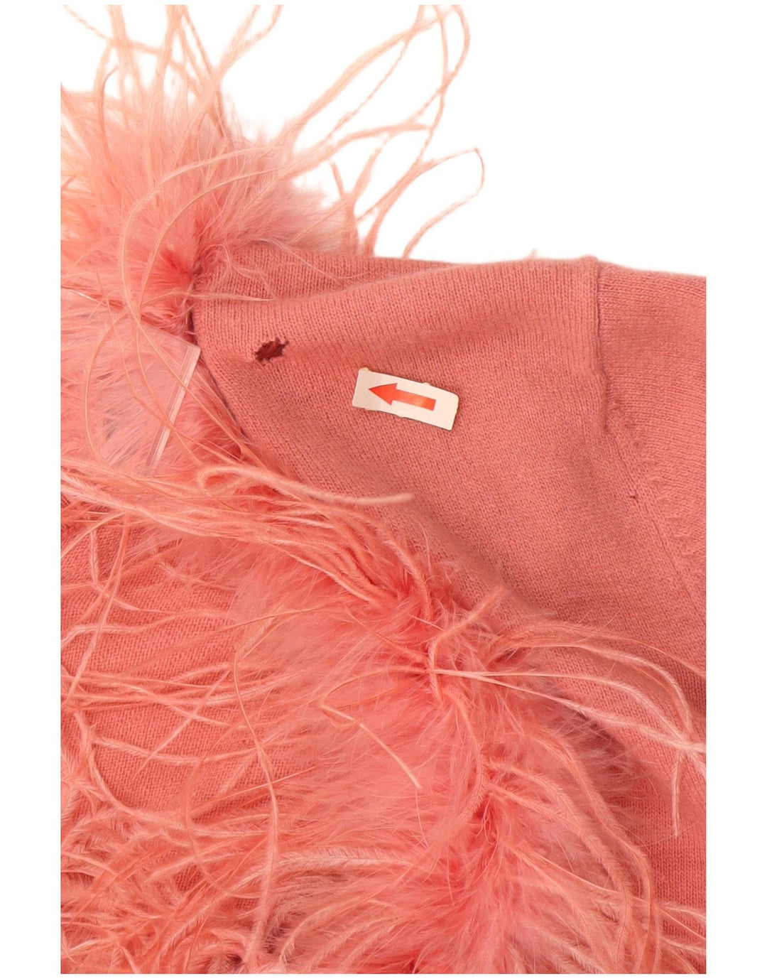 Женский кардиган Monsoon с рукавом 3/4, Великобритания, 18 XL, розовая шерсть