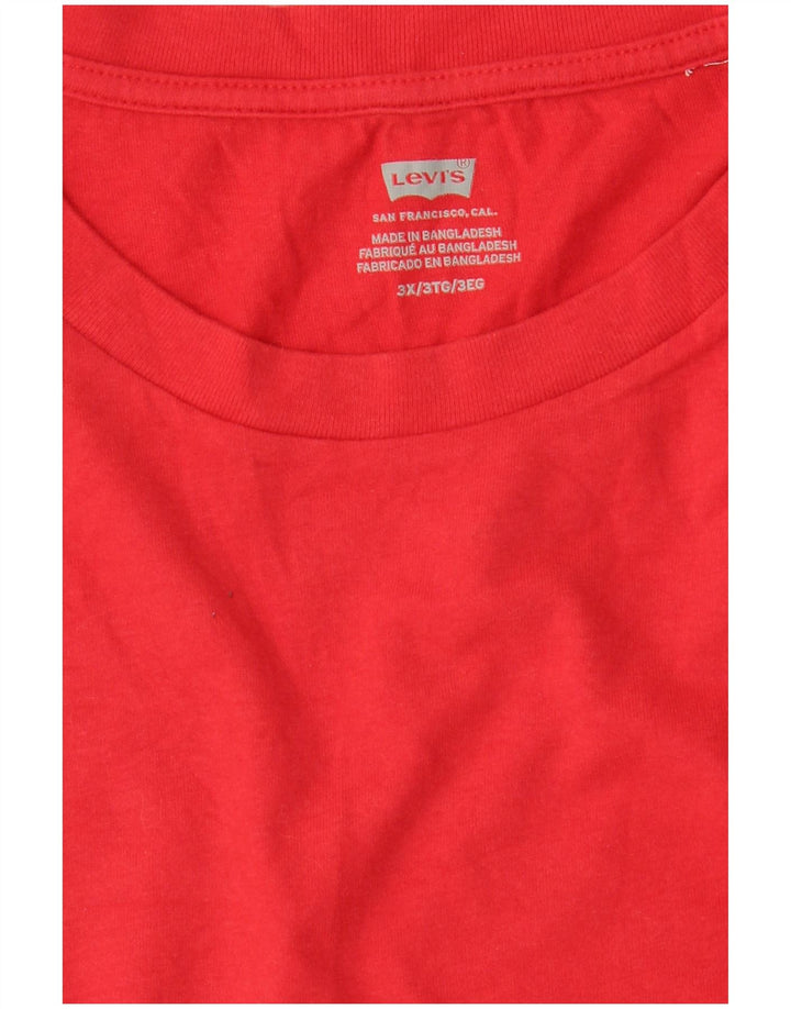 Мужская футболка LEVI'S Top 3XL Красный