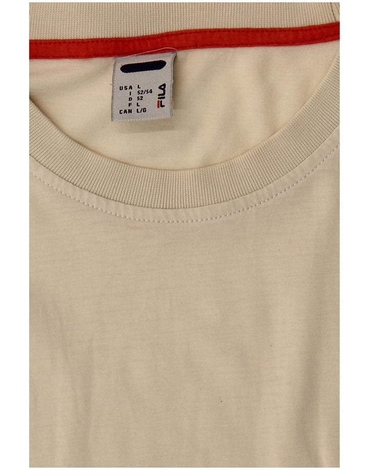 Футболка мужская FILA Top Large Бежевая