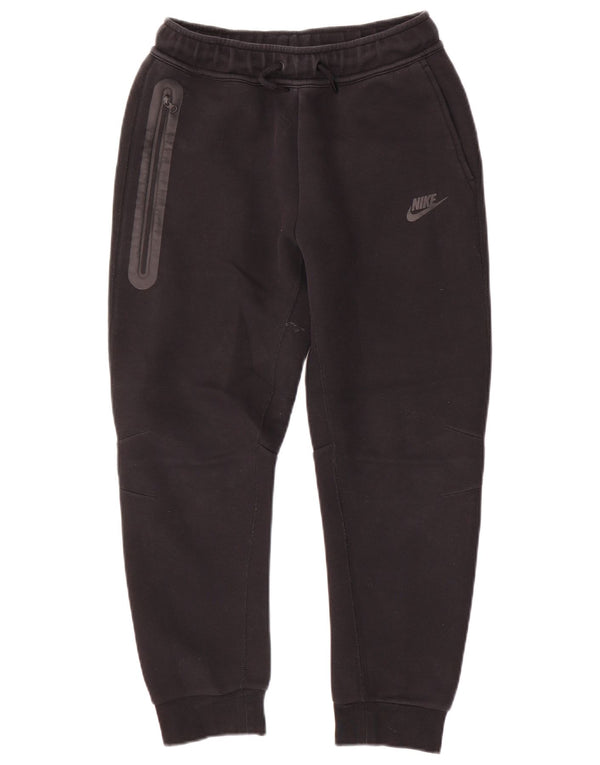 Спортивный костюм Nike для мальчиков, брюки для бега, 12–13 лет, большой размер, черный хлопок, хлопок