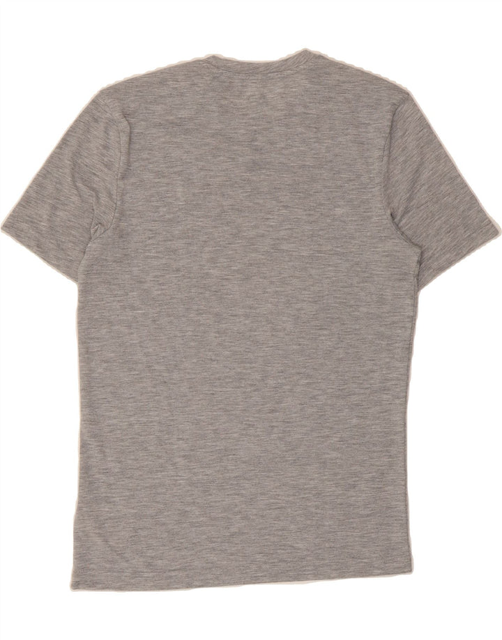 ADIDAS Mens Graphic T-Shirt Top Small Grey Polyester Vintage Adidas and Second-Hand Adidas from Messina Hembry 