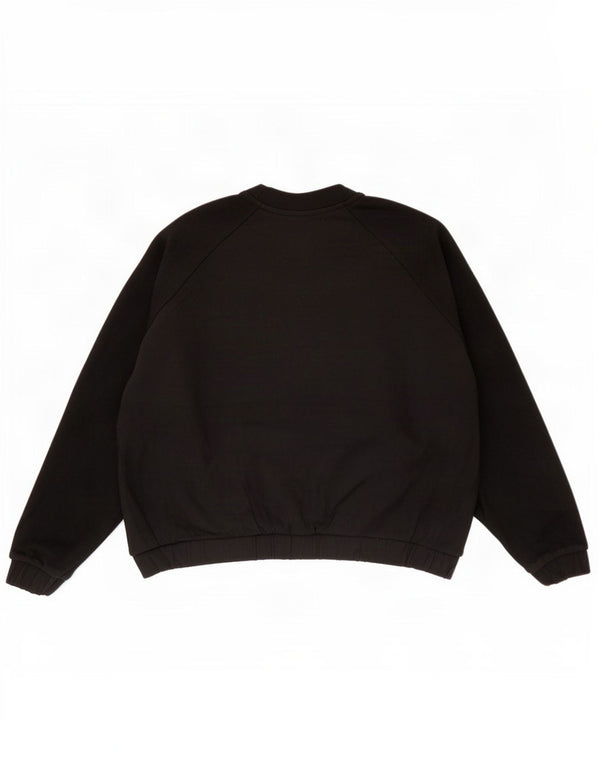Женский джемпер оверсайз Adidas UK 20/22 XL, черный хлопок