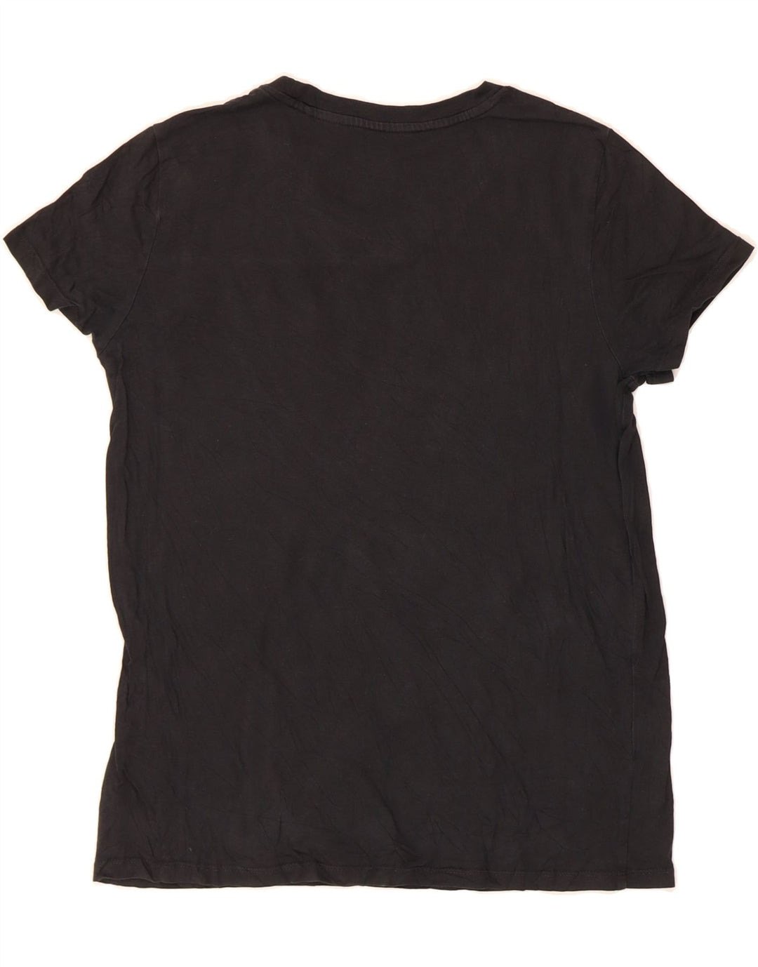 LEVI'S Womens Graphic T-Shirt Top UK 10 Small Black Vintage Levi's and Second-Hand Levi's from Messina Hembry 