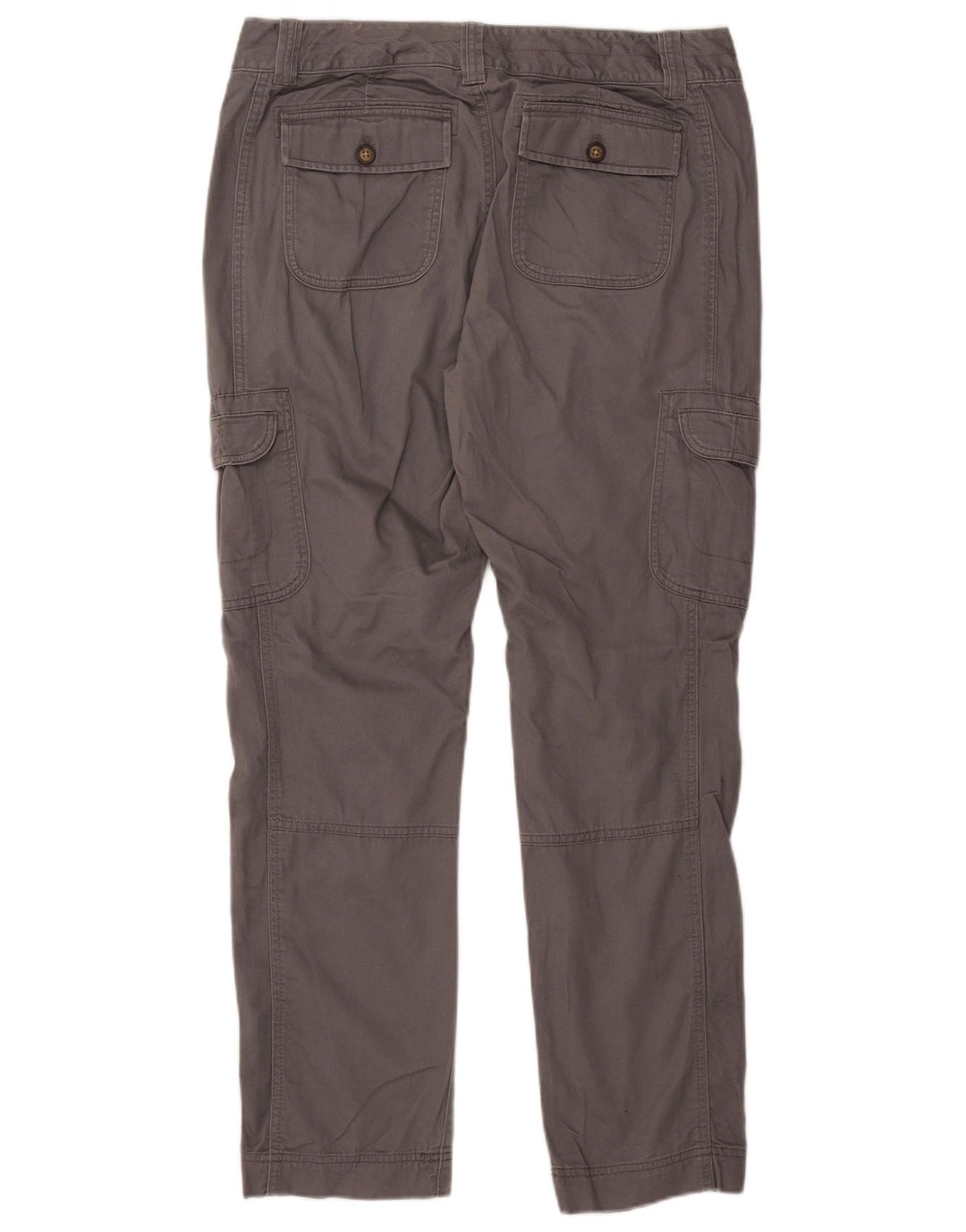 Женские прямые брюки-карго EDDIE BAUER, размер США 12, большие, W35 L30, серый хлопок