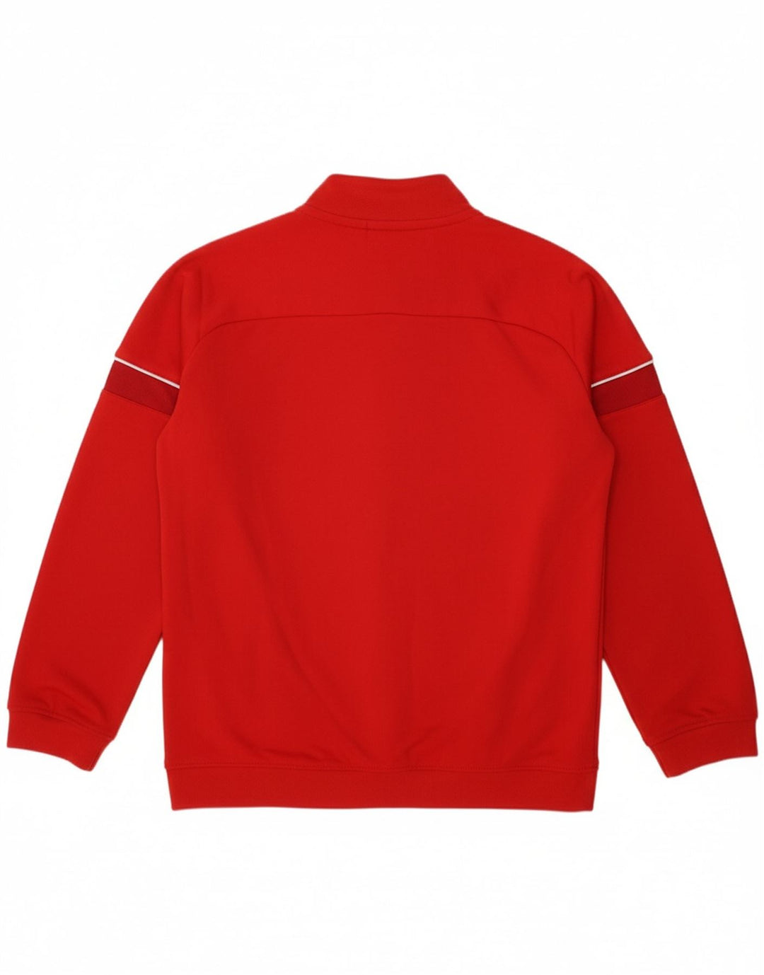 NIKE Boys Dri Fit Tracksuit Top Jacket 6-7 Years XS Red Polyester