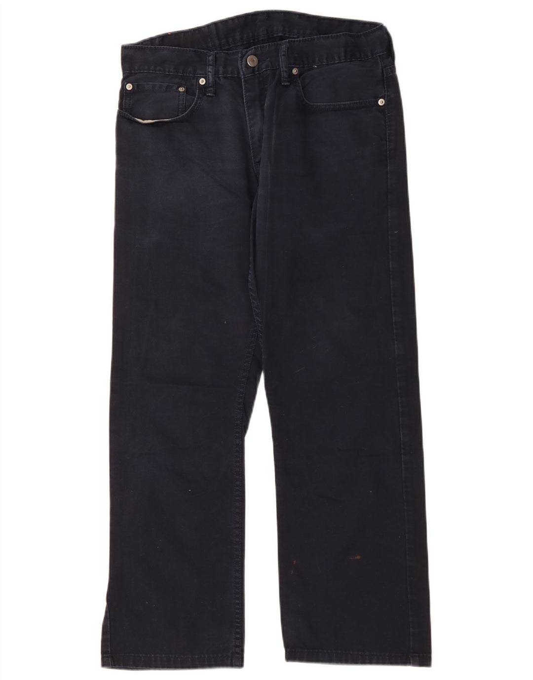 Мужские прямые повседневные брюки Levi's 514 W32 L30 темно-синие, хлопковые