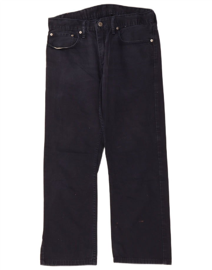 Мужские прямые повседневные брюки Levi's 514 W32 L30 темно-синие, хлопковые