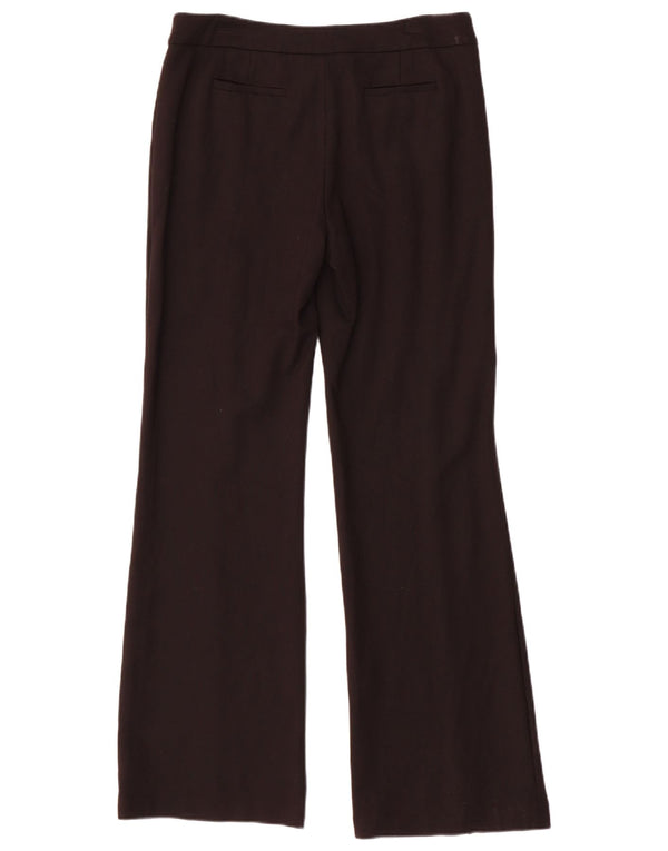 Женские брюки-брюки John Lewis Bootcut UK 10, маленькие W30 L34, черные вискозы