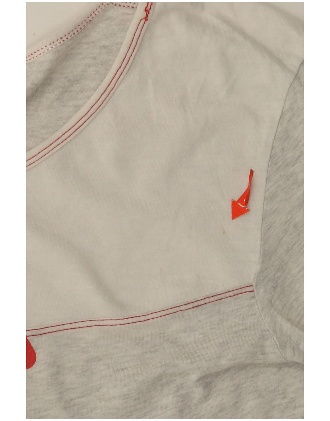 Женский топ с рисунком FILA с длинным рукавом UK 12, средний серый в крапинку