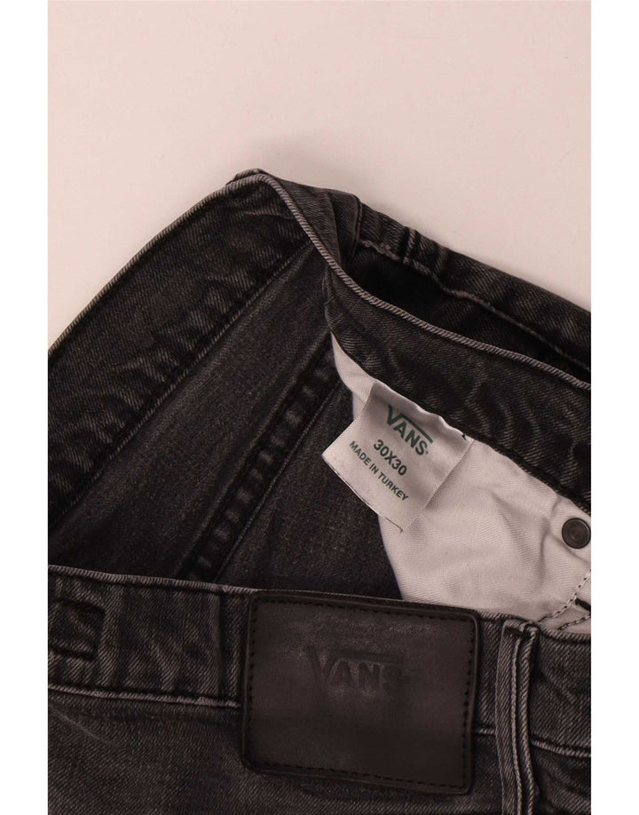 Мужские узкие джинсы Vans W30 L27 серые, хлопок