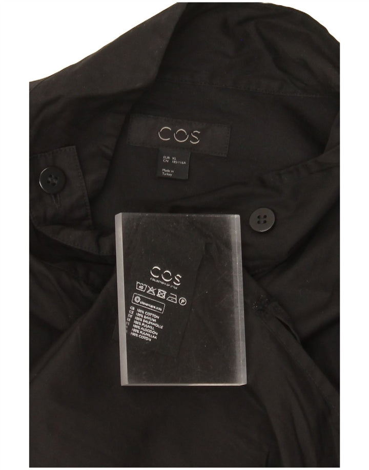 Мужская рубашка Cos XL, черный хлопок