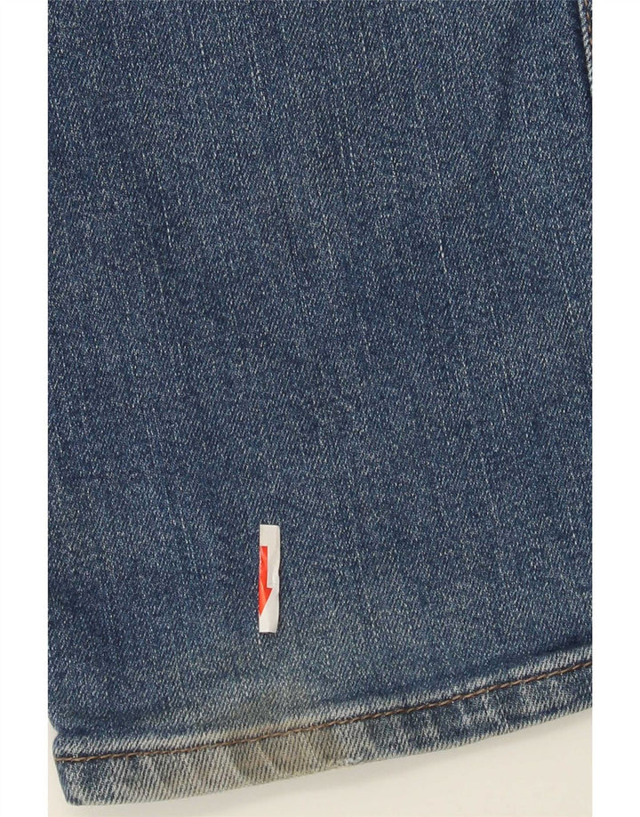 Мужские прямые джинсы Wrangler стандартного кроя W38 L30, синие, хлопок