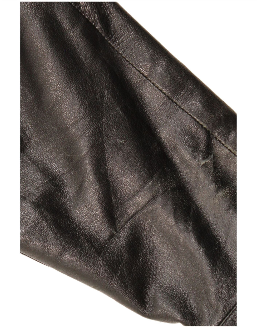 SCHILD Мужская кожаная куртка в стиле милитари UK 40, большая черная кожаная