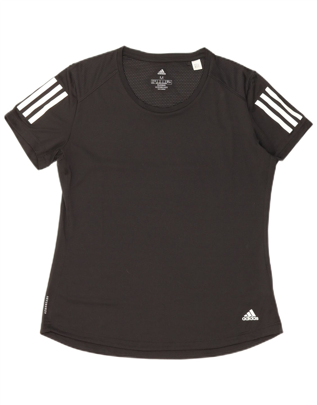 Женская футболка ADIDAS Aeroready Top UK 12/14, средний черный полиэстер