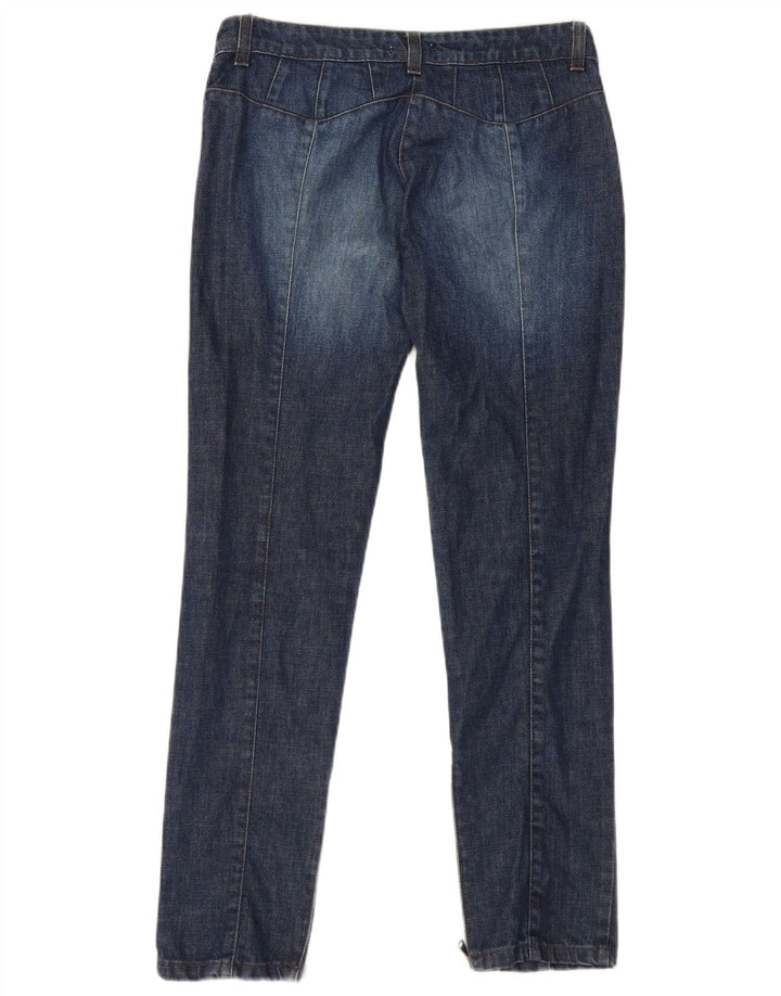 Женские узкие джинсы Pinko W28 L28 синие, хлопок