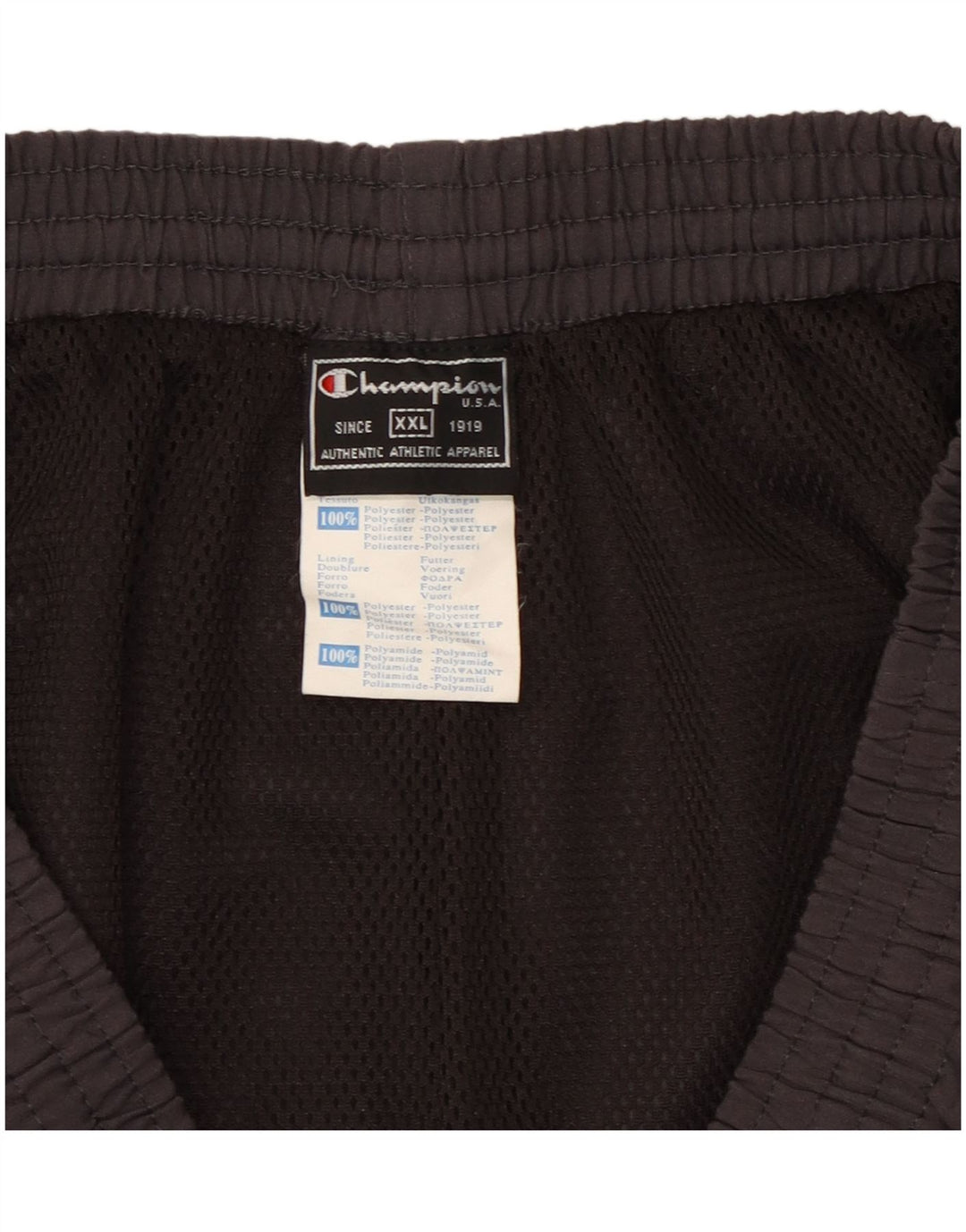 Мужские спортивные брюки Champion 2XL, черный полиэстер