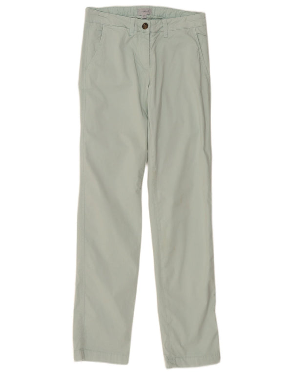 Женские прямые брюки чинос Jigsaw UK 6 XS W28 L31 Бирюзовый хлопок