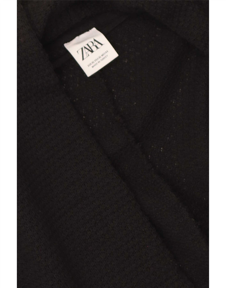 Мужской удлиненный открытый кардиган Zara XL, черный