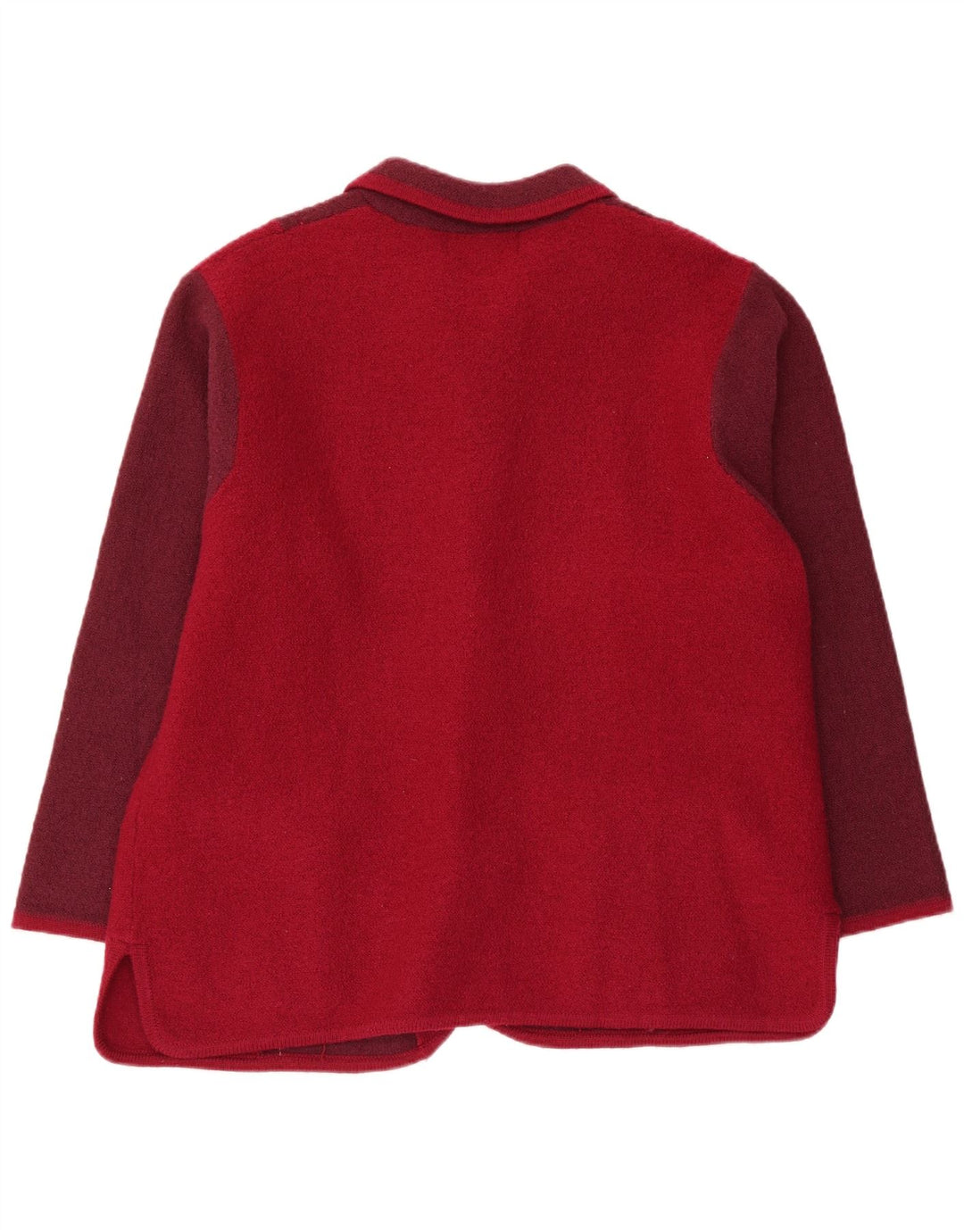 Женский пиджак свободного кроя CASAMIA UK 16, большой бордовый цвет с цветными блоками