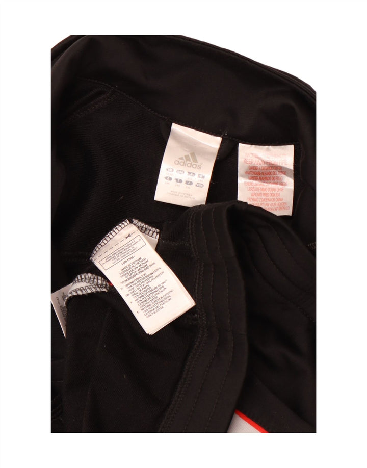 Спортивный костюм ADIDAS для девочек, верхняя куртка 13–14 лет, черный, спортивный костюм с цветными блоками