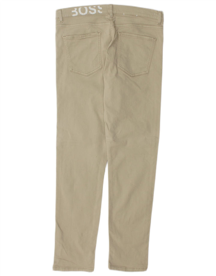 Женские узкие джинсы HUGO BOSS W29 L28, зеленый хлопок