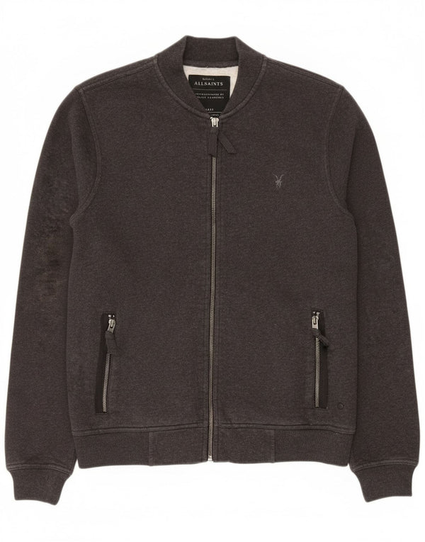 Мужской спортивный костюм All Saints, верхняя куртка, маленький серый хлопок