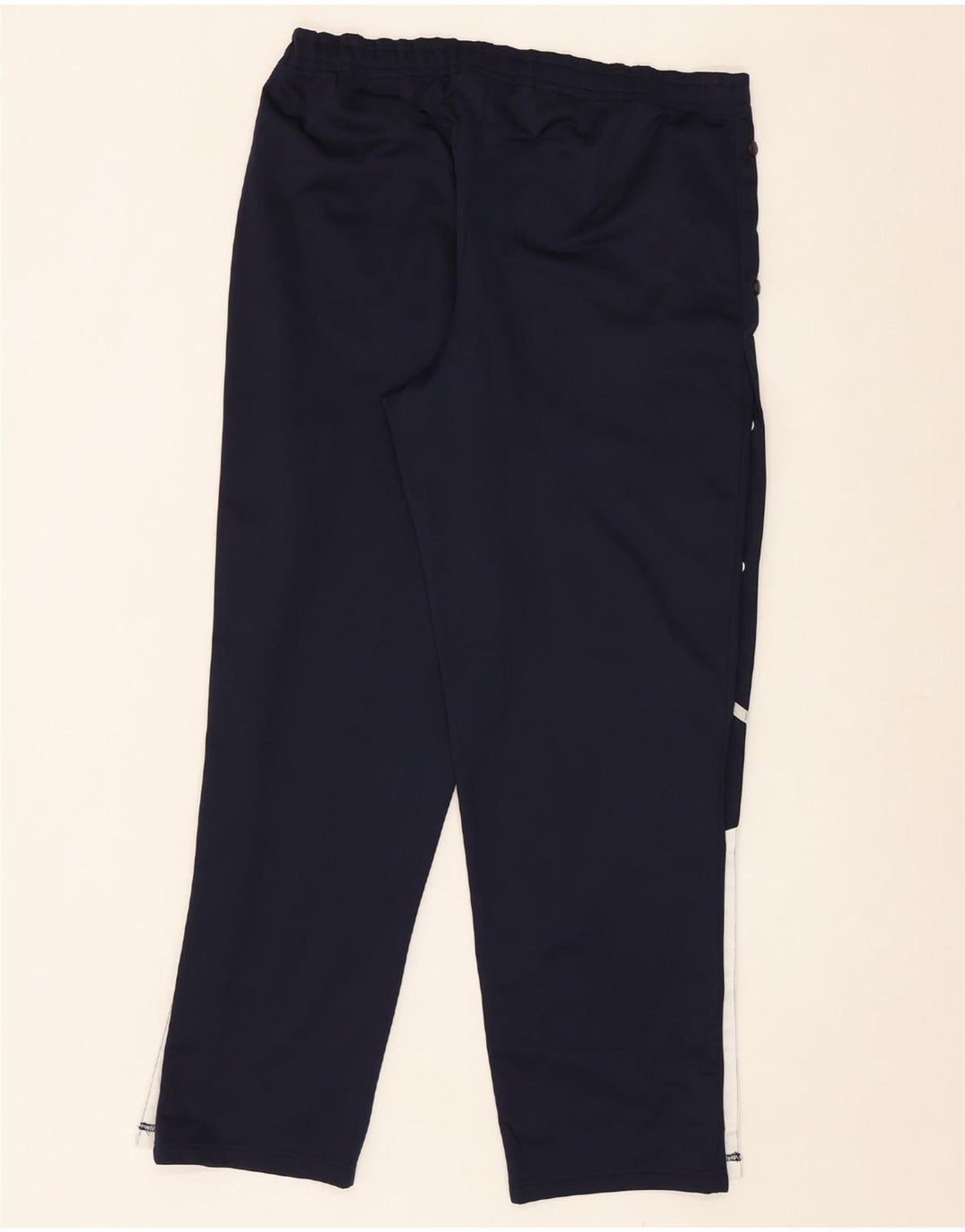 UMBRO Mens Tracksuit Trousers XL  Navy Blue Colourblock Polyester Vintage Umbro and Second-Hand Umbro from Messina Hembry 