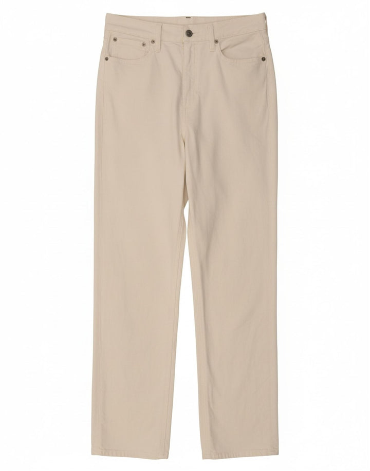 J. CREW Womens Straight Jeans W28 L28 White Cotton