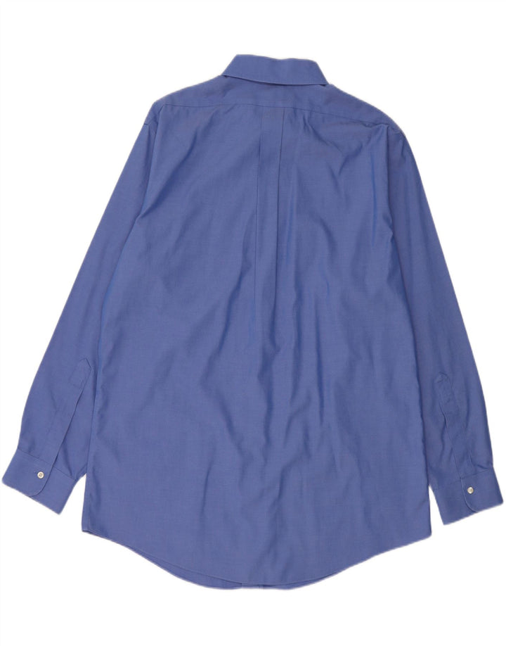 Мужская рубашка BROOKS BROTHERS Regent, размер 16, 1/2, большая, синяя, хлопок