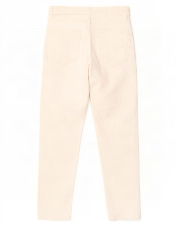 Женские джинсы с высокой талией Zara EU 36 XS W26 L27, белый хлопок